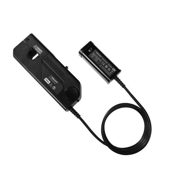 SCP5500 - Siglent - Bandwidth: 2 MHz; Maximum continuous current 500 Arms; Peak current 750 A; Switching ratio: 75 A/500 A; Accuracy: 75 A(±1%±10 mA); 500 A(±1%±100 mA); Powered by oscilloscope through SAPBUS interface